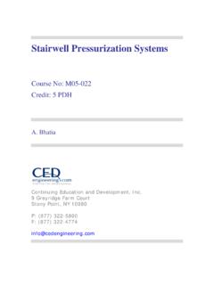 Stairwell Pressurization Systems - CED Engineering