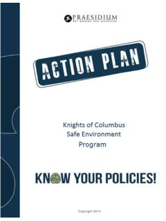 Knights of Columbus Safe Environment Program - Praesidium