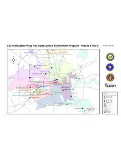 City of Houston Photo Red Light Camera Enforcement …