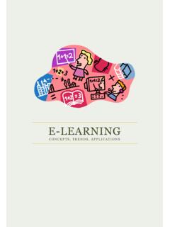 e-learning Concepts, Trends, Applications