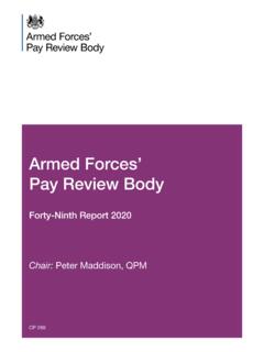 Armed Forces’ Pay Review Body - GOV.UK