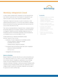 Workday Integration Cloud. Key Benefits