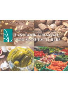 VDACS Handbook for Small Food Businesses