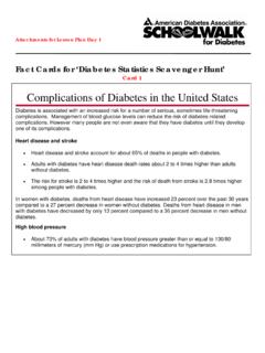 MS HS Diabetes Lesson ATTACHMENTS 08-09