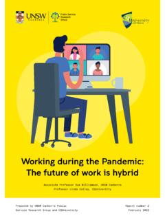 Working during the Pandemic: The future of work is hybrid