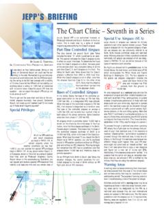 The Chart Clinic – Seventh in a Series - jeppesen.com