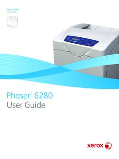 Phaser 6280 User Guide - Xerox
