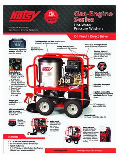 Hot-Water Pressure Washers High-Pressure Cleaning …
