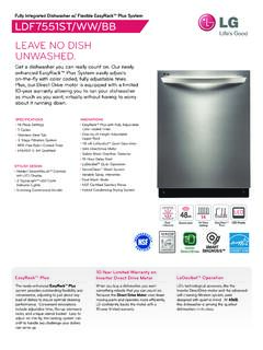 Fully Integrated Dishwasher w/ Flexible EasyRack™ …