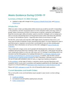 Cloth Face Coverings Guidance During COVID-19