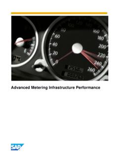 Advanced Metering Infrastructure Performance - …