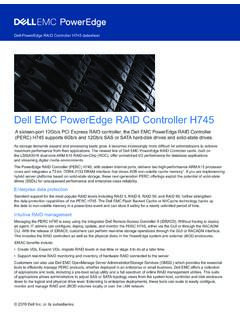 Dell EMC PowerEdge RAID Controller H745