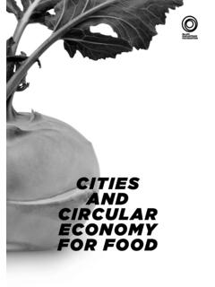 Cities and Circular Economy for Food