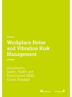 Workplace Noise and Vibration Risk Management