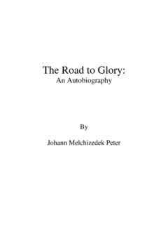 The Road to Glory - spiritword.net