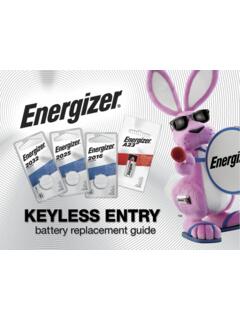 Locate the make and model of - Energizer