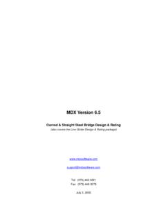 MDX Version 6 - MDX Software