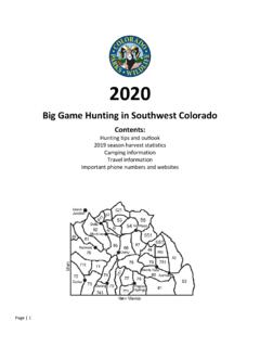 2020 - Colorado Parks and Wildlife