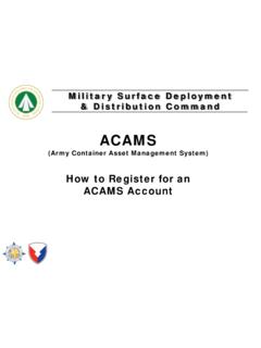 ACAMS - Defense Logistics Agency