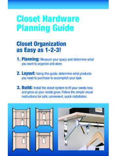 Closet Hardware Planning Guide