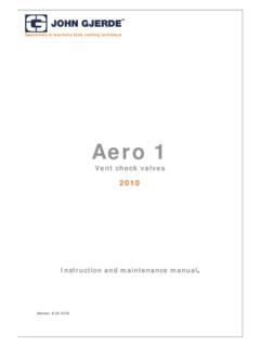 Aero 1 series manual (working) - John Gjerde AS