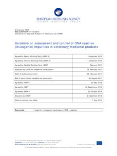 Guideline on assessment and control of DNA reactive ...