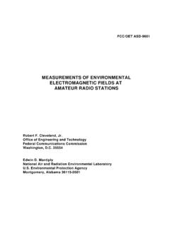 Measurements of Environmental Electromagnetic …