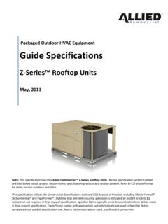 Packaged Outdoor HVAC Equipment Guide …