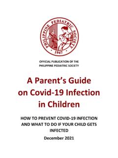 on Covid-19 Infection in Children