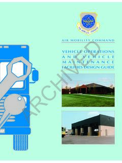 Vehicle Operations and Vehicle Maintenance Facilities ...