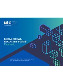 LOCAL FISCAL RECOVERY FUNDS Playbook