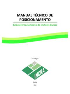 MANUAL T&#201;CNICO DE POSICIONAMENTO - INCRA