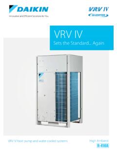 VRV IV - daikinmea.com