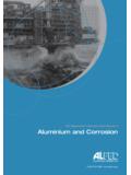 UK Aluminium Industry Fact Sheet 2 Aluminium and Corrosion