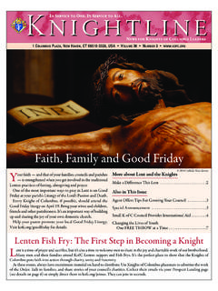 Faith, Family and Good Friday - kofc.org