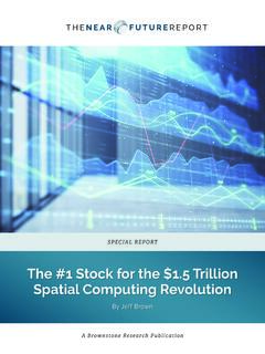 The #1 Stock for the $1.5 Trillion Spatial Computing ...