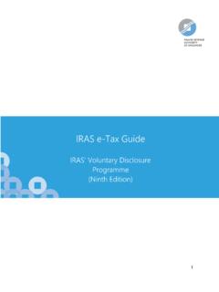 IRAS e-Tax Guide