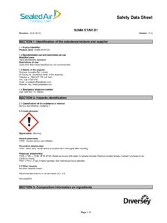 Safety Data Sheet - General Sanitation