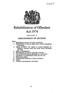 Rehabilitation Offenders Act 1974 - legislation