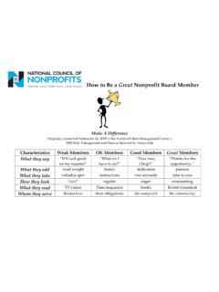 How to be a Great Board Member - National Council of ...