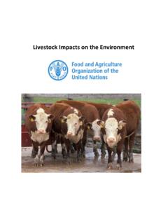 Livestock Impacts on the Environment - United Poultry …