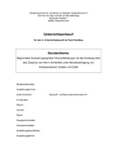 Entwurf Holzverbindungen Hochbau - j-vogedes.de