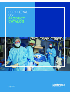 Peripheral Product Catalog - Medical Technology, …
