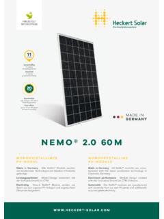 NEMO® 2.0 60 M - Heckert Solar