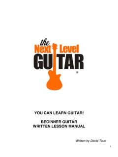 manual beginner Ebook - Next Level Guitar Lessons