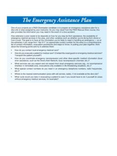 The Emergency Assistance Plan