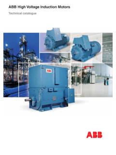 ABB High Voltage Induction Motors - Tecnica Industriale Srl