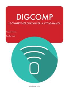 DIGCOMP - cittadinanza digitale