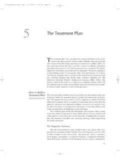 The Treatment Plan - SAGE Publications