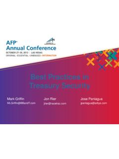 Best Practices in Treasury Security - conference.afponline.org